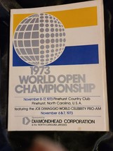 Pinehurst Country Club 1973 World Open Championship Magazine - £10.24 GBP