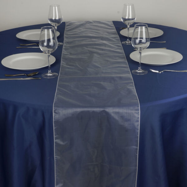 Ivory Organza 14X108&quot;&quot; Table Runner Wedding Party Tabletop Decorations S... - $6.34