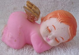 Vintage Plastic Baby Girl Angel Cake Topper - £3.16 GBP