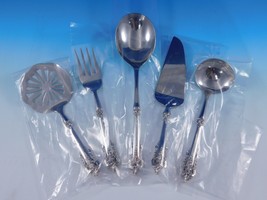 Grande Baroque by Wallace Sterling Silver Thanksgiving Serving Set 5pc C... - $355.41