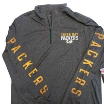 NFL Green Bay Packers 1/4 Zip Pullover LS Shirt Mens Size Large Team App... - £20.25 GBP