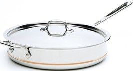 All-Clad 6403 SS  3-Qt Copper Core 5-Ply Saute Pan with LID (DEMO) - £90.62 GBP