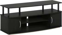 Furinno JAYA Large Entertainment Stand for TV Up to 55 Inch, Blackwood - £64.73 GBP