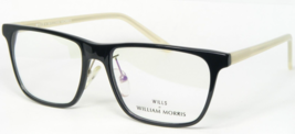 William Morris Wills 71 C1 Black Eyeglasses Glasses Plastic Frame 50-15-130mm - $79.20