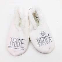 Snoozies Women&#39;s Tribe ---   Bride Slippers Non Skid Soles White Medium 7/8 - £9.94 GBP