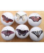 Cabinet Knobs Butterflies Butterfly #9 @Pretty@ (6) Insect - £24.92 GBP