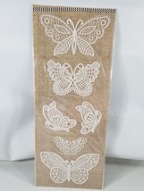 Vintologie Jar Jewelry Lace Butterflies Set of 6 Canning Scrapbooking Craft - $4.98