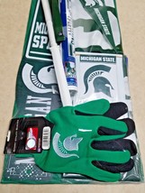 MSU Spartan Fan Pack Michigan State University Banner Flag Sign 7 Items NEW - £23.96 GBP