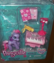 VINTAGE 2007 Hasbro My Little Pony Ponyville Music w/ Starsong RARE Hard to Find - £22.32 GBP