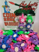 Vintage Set of 4 Coin Bank Warrior Gumball Vending Machine Toys SKU 33 - $5.99