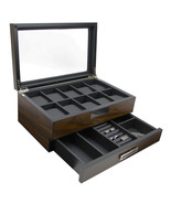 DECOREBAY Luxury Wooden Watch Valet Sunglasses Jewelry Box Storage Sweet... - £63.75 GBP