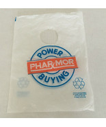 Vintage defunct Phar mor power buying graphics small plastic store shopp... - $19.75