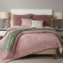 CREECE BLANKET WITH SHERPA VERY SOFTY THICK AND WARM QUEEN SIZE - £54.26 GBP