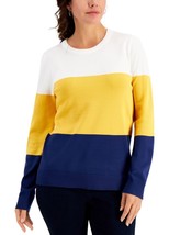 MSRP $47 Karen Scott Colorblocked Sweater Size Large NWOT - $19.95