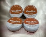 *4* Vaseline Lip Therapy Lip Balm Cocoa Butter 0.6 Oz - £10.64 GBP