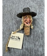 Vintage Spit N Whittle Bottle Stopper Firewater Willy Cork Signed Carved... - $741.70 MXN
