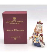 Dept 56 Alice in Wonderland King Of Hearts Candle Crown Snuffer VTG 2002... - $29.99