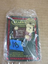 Boyds Bears Bon Ron Sweetbeary 02005-11 Bearwear Plush Bear Wearable Pin... - $9.82