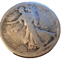 ½ Half Dollar Walking Liberty Silver Coin 1917 S San Francisco Mint 50C KM#142 - £23.88 GBP