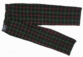 NEW Vintage Polo Ralph Lauren Plaid Dress Pants!  32 x 30  Malcolm Tartan *HOLE* - £109.70 GBP