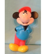 VINYL MICKEY MOUSE SQUEAKY TOY WALT DISNEY COMPANY 5 3/4&quot; tall (Age 0 - ... - $20.33 CAD
