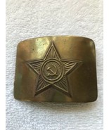 Brass Hammer And Sickle Buckle-2 3/4” By 2” - £15.84 GBP