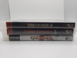PS3 Game Lot Of 3 God Of War Gaiden Soul Calibur Tested - £13.51 GBP