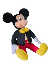 Vintage Disney Mickey Mouse Tuxedo Large 27” Plush Doll Applause Toy #2373 - €16,36 EUR