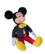 Vintage Disney Mickey Mouse Tuxedo Large 27” Plush Doll Applause Toy #2373 - $352.72 MXN