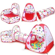 3 in 1 Portable Childrens Kids Baby Play Tent Tunnel Ball Pit Playhouse Pop Up - £24.68 GBP