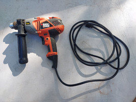 22PP09 Black &amp; Decker DR550 1/2&quot; Vsr Drill, 0-800 Rpm, New Cord Installed, Gc - £19.90 GBP