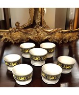 Antoinette Vintage Sherbet Dessert Dishes/Bowls Set/7 Footed Pedestal Re... - $23.84