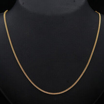 BIS 916 Print Unseen Gold 24&quot; Box Chain Grand Daughter Gift Indian Jewelry - £1,684.25 GBP