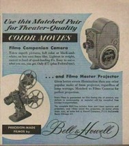 1949 Print Ad Bell & Howell Filmo Movie Cameras & Projectors Chicago,IL - $10.45