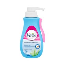 Veet Hair Removal Cream with Aloe Vera &amp; Vitamin E for Sensitive Skin 400ml  - £22.45 GBP