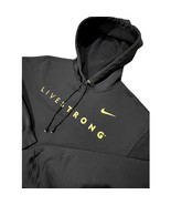 Vintage Nike Hoodie Men L Black Yellow Sweatshirt Sweate Live Strong Y2K... - $598.41 MXN