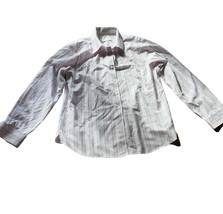 Orvis Womens Striped Casual Short Sleeve Button Down Shirt Wrinkle Free Size 14 - £11.07 GBP