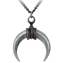 Alchemy Gothic Mithras Pendant Bulls Horns Crescent Moon Tauroctony Luna... - $25.95