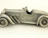 1937 Lagonda Rapide Roadster, Danbury Mint Pewter Model Car, Made in Eng... - $29.35