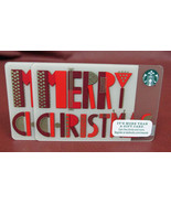 Lot of 2 Starbucks 2015 MERRY CHRISTMAS Gift Cards New with Tags - £7.52 GBP