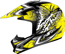 AFX FX-17 Motorcycle Helmet - Butterfly - Matte Yellow - Medium 0110-7133 - $119.95