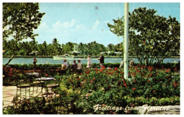 Fort Lauderdales Famous Bahia Mar Yacht Center Florida Postcard - £6.93 GBP