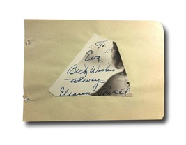 Eleanor Powell Hand Signed Album Page Cut JSA COA Autograph Born To Dance - £70.15 GBP