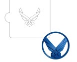 US Air Force Detailed Stencil And Cookie Cutter Set USA Made LSC3421 - £4.74 GBP