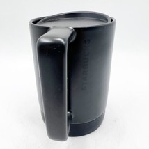 Starbucks Black 14 Fl. Oz. Coffee Mug With Silicone Bottom And Lid - £19.54 GBP