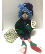 Hallmark Shoebox Maxine Christmas Candy Cane Shopping Bag J Wagner Plush... - $19.80