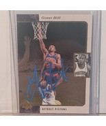 1996 UD SP GRANT HILL MAGIC PISTONS SIGNED AUTOGRAPHED Auto NBA COA - $1,046.79 MXN