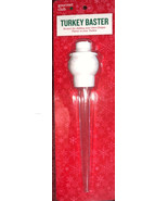 Gourmet Club Turkey Baster Kitchen Utensil White Snowman Brand New - $53.30 MXN