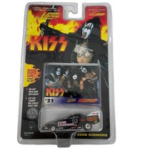 1997 Johnny Lightning KISS Gene Simmons Funny Car with Card # 21 Die Cast 1/64 - £12.15 GBP