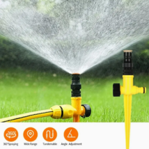 360° Rotation Auto Irrigation System Garden Lawn Sprinkler Patio Save Water NEW - £4.71 GBP+